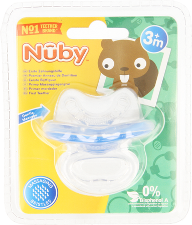 Nûby Silicone bijtspeen Gum-Eez™ - 0m+ 3