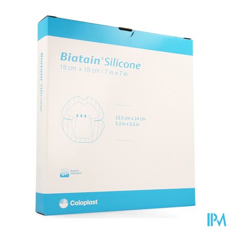 Biatain Silicone Adhesive Ster 18,0x18,0cm 5 33406