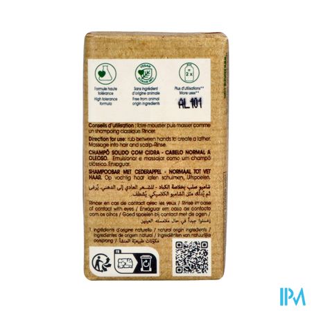 Klorane Capil. Sh Bar Cederappel 80g 4