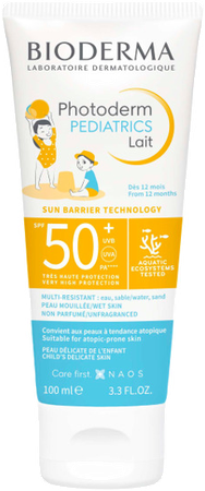 Bioderma Photoderm Pediatrics Lait Spf50+ 100ml 2