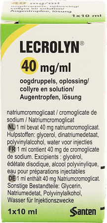 Lecrolyn 40mg/ml Oogdruppels 10ml 1