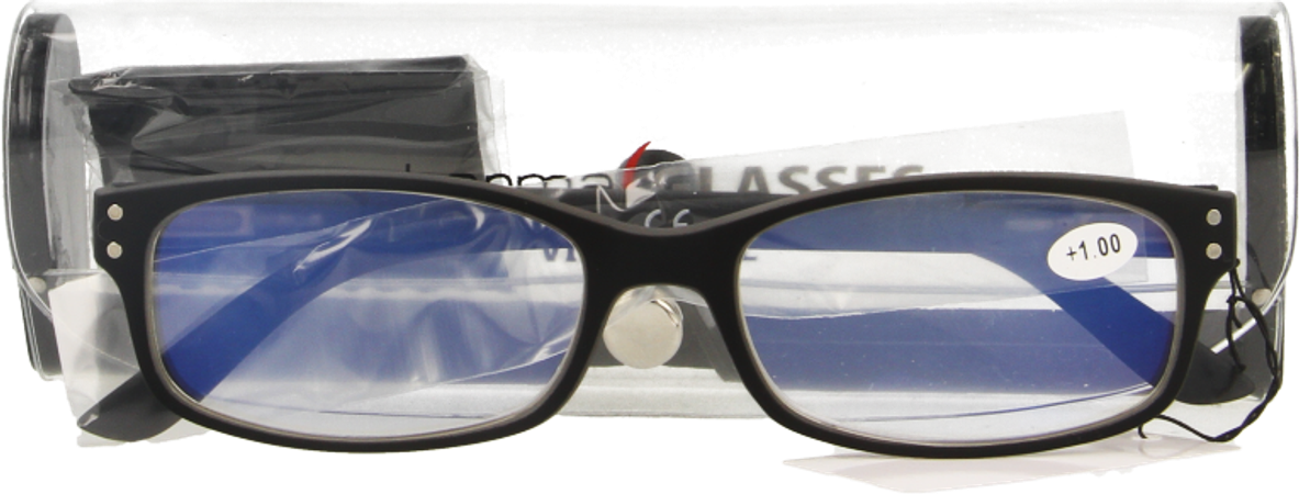 Pharmaglasses Visionblue Pc01 Leesbril +1.00 Black 1