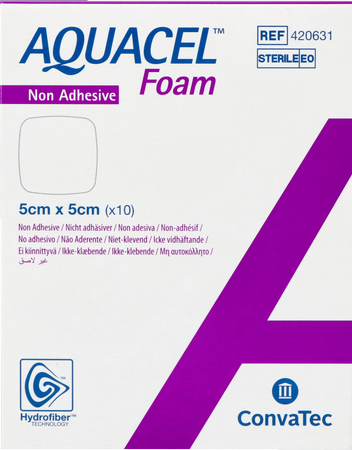 Aquacel Foam Non Adhesief 5x5cm 10 1