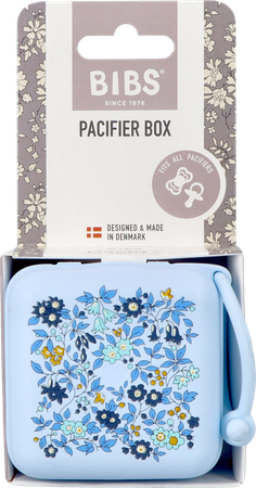 Bibs Pacifier Box Sucette Liberty Blue 1