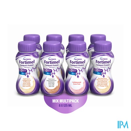 Fortimel Compact Protein 2.4kcal Mix.multi 8x125ml