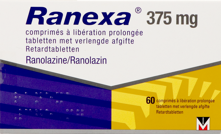 Ranexa 375mg Verlengde Afgifte Tabl 60 2