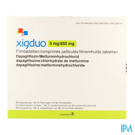 Xigduo 5mg/ 850mg Comp Pell 196 1