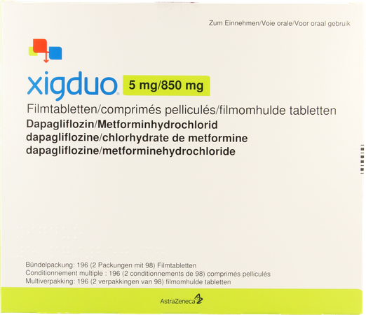 Xigduo 5mg/ 850mg Filmomh Tabl 196 1