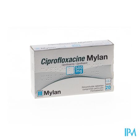 Ciprofloxacine Viatris 500mg Comp 20 1