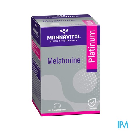 Mannavital Melatonine V-comp Succ 120