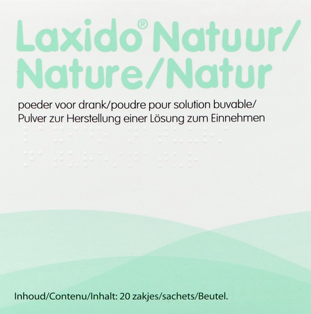 Laxido Natuur Zakjes 20 X 13,7g 1