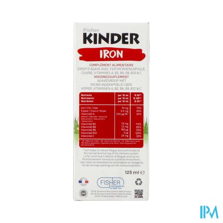 Fisher Kinder Fer Sirop 125ml 1