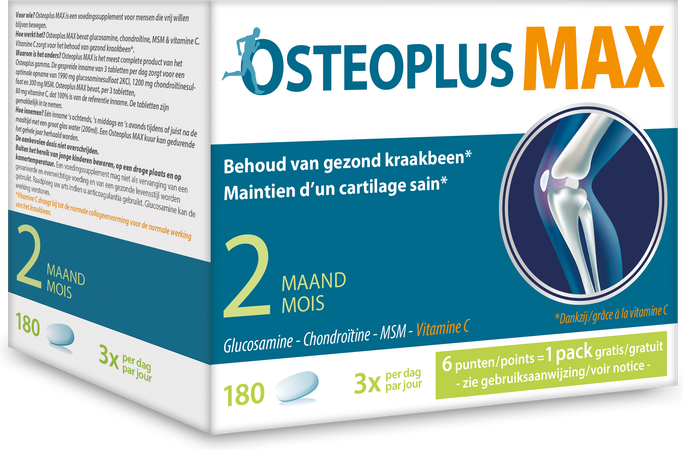 Osteoplus Max 2 Maand Comp 180 1