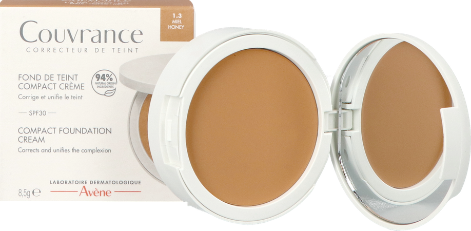 Avene Couvrance Fond Teint Compact 1.3 Miel 8.5g 12