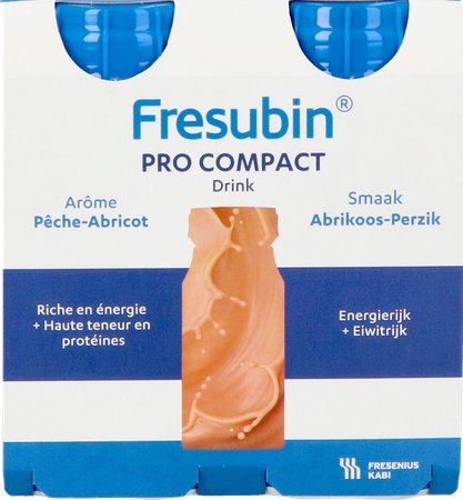 Fresubin Pro Compact Abrikoos Perzik 4x125ml 1