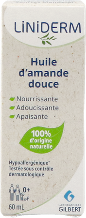 Liniderm Huile Amande Douce 60ml 1