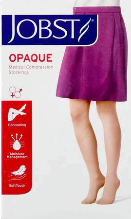 Jobst Opaque 2 Ag Reg Dots Nat V Pair 1