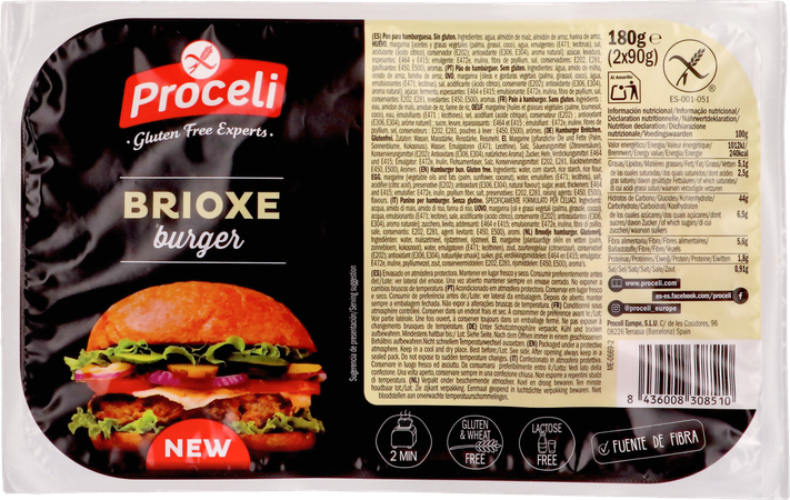 Proceli Brioxe Burger 2 X 90g 3523 Revogan 1