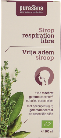 Purasana Vegan Puragem Siroop Vrije Adem 200ml 1