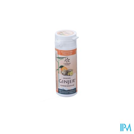 Ginjer Original Xylitol Chewing-Gum 30gr - Lemon Pharma 1