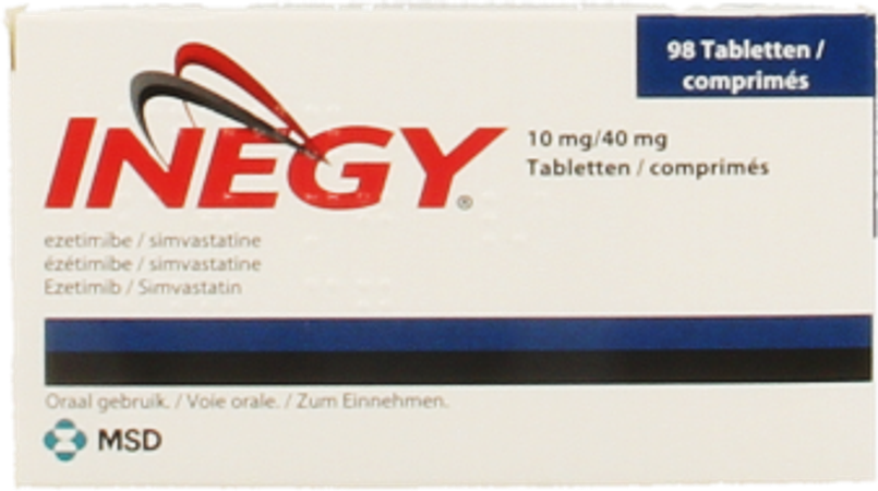 Inegy 10/40mg Comp 98 2