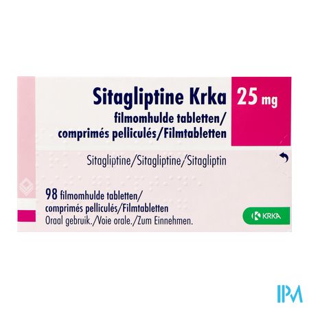 Sitagliptin Krka 25mg Comp Pell 98 1