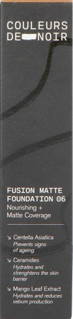 Couleurs De Noir Fus. Matte Fdt 06 W. Rose 30ml 1