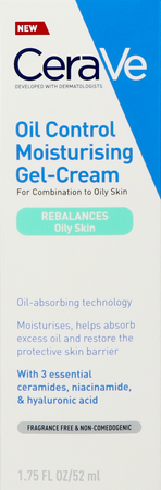Cerave Gel-creme Hydratant Oil Control Tube 52ml 3