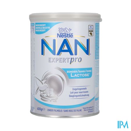 NAN EXPERT PRO LACTOSEVRIJ 400 G NF