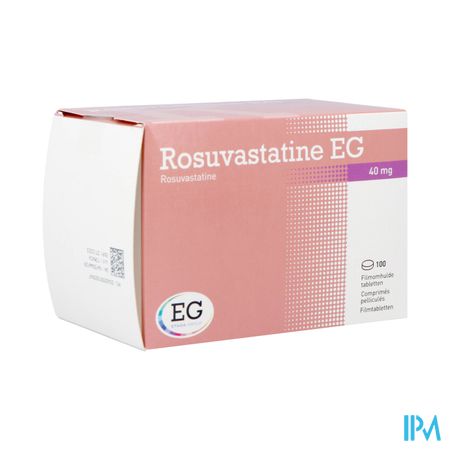 Rosuvastatine EG 40Mg Filmomh Tabl 100