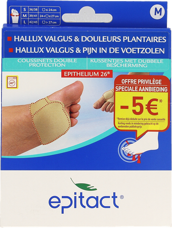 Epitact Kussentje Dubbele Bescherming M Promo -5€ 1