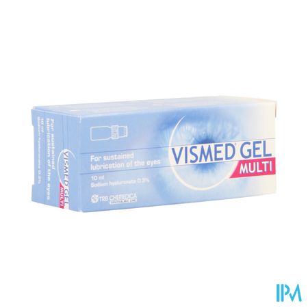 Vismed Gel Multi Bevochtigen Ogen 0,3% Fl 10ml