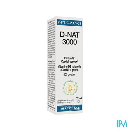 D-nat 3000 Fl Gutt 20ml Physiomance Phy342