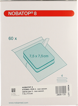 Nobatop 8 N/woven Ster/2 7,5cmx 7,5cm 60 9300109 3
