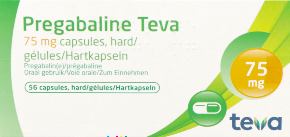 Pregabaline Teva 75mg Caps Hard 56 X 75mg 2