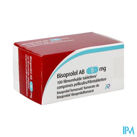 Bisoprolol Ab 5mg Filmomh Tabl 100