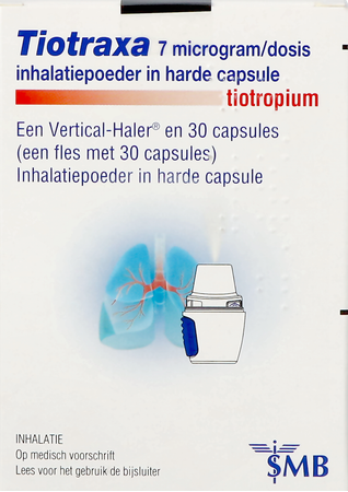 Tiotraxa 7mcg/dosis Pdr Inhalatie Caps 30 5