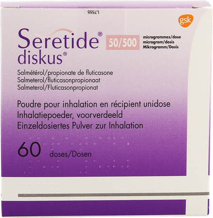 Seretide Diskus Dos 60 50mcg/500mcg 4