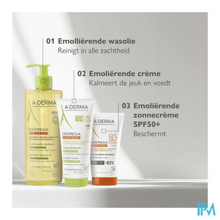 Aderma Exomega Control Zonnecreme Spf50+ 150ml 17