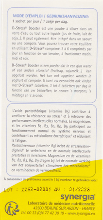 D-stress Booster Pdr Zakje 20 13