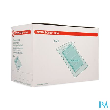 Noba Absorbent Pad Steriel 10cmx20cm 25 9350961