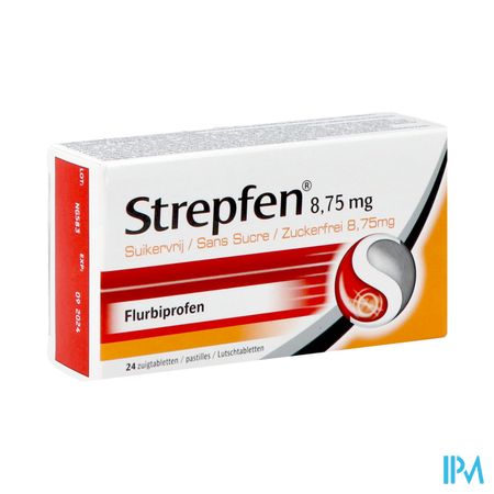 Strepfen 8,75mg S/sucre Past 24