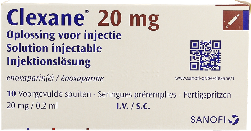 Clexane Spuit Inj 10 X 20mg/0,2ml 1