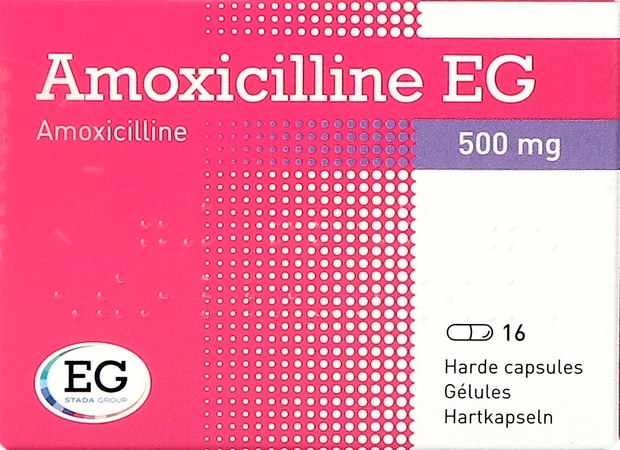 Amoxicilline EG Caps 16 X 500 Mg 2