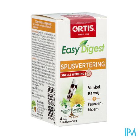 Ortis Easy Digest Shots 4x15ml