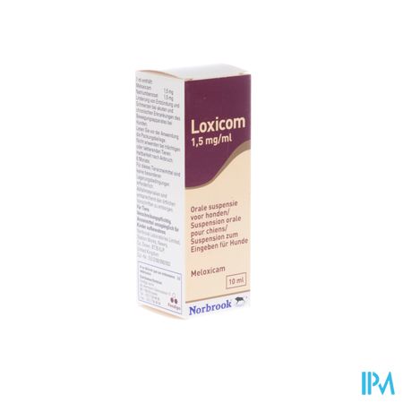 Loxicom 1,5mg/ml Orale Suspensie Hond 10ml