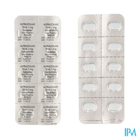 Alprazolam Teva Tabl 50 X 1mg