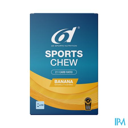 6d Sports Chew Banana 10x38g