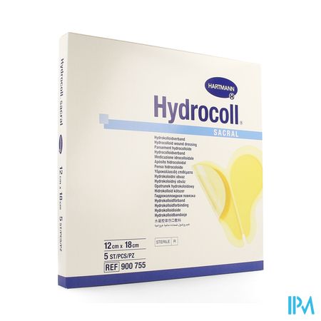 Hydrocoll Sacraal 12x18cm 5 9007552