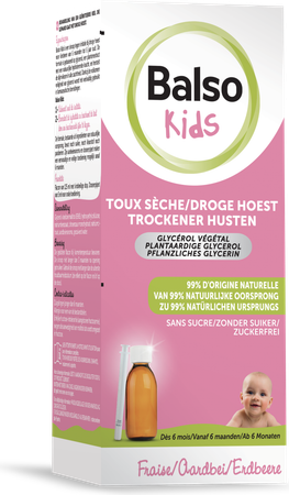 Balso Kids Sirop Toux S/sucre 125ml+pipette 2